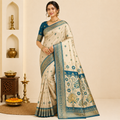 Mint Green Heritage Saree